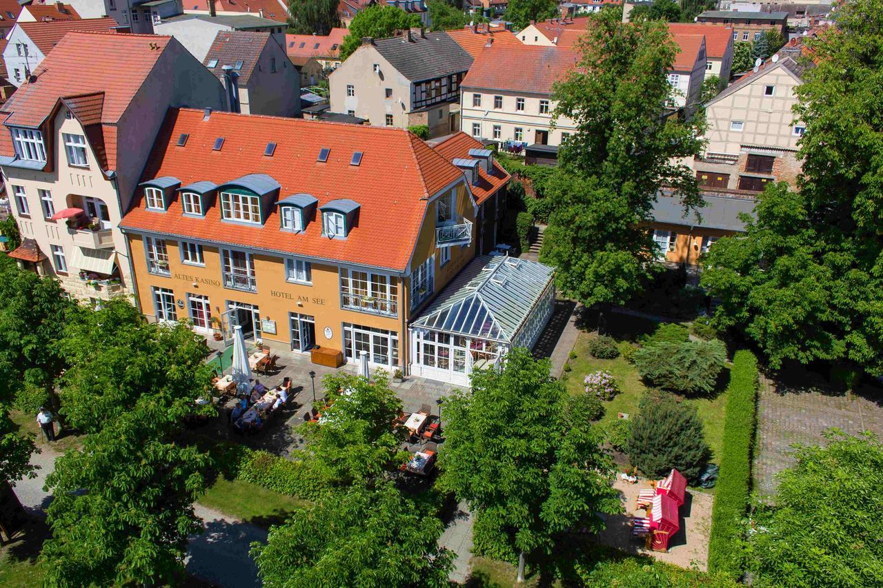 Altes Kasino Hotel Am See Neuruppin Bagian luar foto