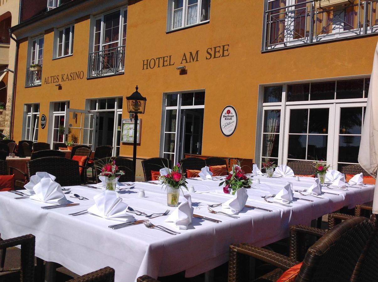 Altes Kasino Hotel Am See Neuruppin Bagian luar foto